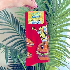 🆕 SPONGEBOB SQUAREPANTS ( 2 ) PAIR SOCKS 🧽🍍🧦